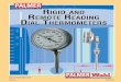 RIGID AND REMOTE READING DIAL  · PDF filePW1140 09/09/04   RIGID AND REMOTE READING DIAL THERMOMETERS 08/07 Rev B