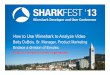 How to Use Wireshark to Analyze Video · PDF fileHow to Use Wireshark to Analyze Video Betty DuBois, Sr. Manager, Product Marketing Endace a division of Emulex   1