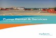 Pump Rental & Services - Xylem Water Solutions & Water · PDF file · 2017-08-02industrial customers across the Middle East and around the world. By ... PUMP RENTAL & SERVICES 800