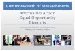 Affirmative Action Equal Opportunity Diversity of Diversity and Equal Opportunity’s Fiscal Year 2013 Report vii EXECUTIVE SUMMARY The Office of Diversity and Equal Opportunity was