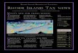 R I RHODE ISLAND TAX NEWS Website/TAX/newsletter/Rhode Island Division of... · changes to Rhode Island’s statewide property-tax ... similar seminar in November at CCRI in Newport,