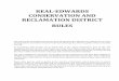 REAL-EDWARDS CONSERVATION AND RECLAMATION DISTRICT · PDF fileCONSERVATION AND RECLAMATION DISTRICT RULES The rules of the Real-Edwards Conservation and Reclamation District were 