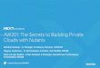 AW203-The Secrets to Building Private Clouds with Nutanix · PDF filecapabilities of such product features and technology ... VMware vRA/vRO/NSX NutanixSSP OpenStack ... Azure Pack