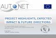 PROJECT HIGHLIGHTS, EXPECTED IMPACT & FUTURE · PDF filePROJECT HIGHLIGHTS, EXPECTED IMPACT & FUTURE DIRECTIONS ... user acceptance for emerging C -ITS technologies ... • Cyber Secure