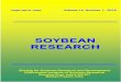 SOYBEAN RESEARCH S Meena, Baldev Ram and ... The ‘Soybean Research’ is indexed in Soybean Abstract of CAB International, ... structure and evolutionary lineage