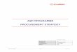 Procurement Strategy Master - Australian Energy Regulator | - Procurement Strategy... · the period from 1 January 2008 to 31 December 2013 by CHED Services on behalf of ... strategic