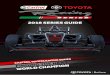 2018 SERIES GUIDE - Toyota NZ · PDF file2018 SERIES GUIDE. About Delivering fast, competitive racing, ... The travelling F1- ... built monocoque carbon fibre chassis,