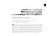 Instruction for Students With Learning Disabilities - · PDF fileDifferentiated instruction may be conceptualized as a teacher’s response to the diverse learning needs of a student