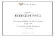 Oskar RIEDING - Duo Klierduo-klier.com/wp-content/uploads/2013/11/Rieding-Concertino-Op.35.pdfViolin, Viola or 'Cello Allegro moderato. Piano. solo O. Rieding, op 35. P p . Andante