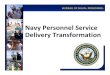 Navy Personnel Service Delivery Transformation PE… · Navy Personnel Service Delivery Transformation ... Personnel Service Delivery Transformation is aligned with ... Moving from