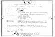· PDF fileNo. 8, Jiu Ceng Ling, Jiaokeng Village,Sinhua Township, Tainan ... IEC 61000-4-11 :2004The following manufacturer / importer or authorized representative