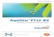 AquiStar PT12-BV - Fondriest Environmental, Inc. · PDF fileCalibration Register Deﬁ nitions ... The PT12-BV comes in three versions: ... Seal the ﬁ tting to the QC by using sealant