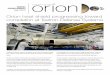 MONTHLY ACCOMPLISHMENTS - NASA · PDF fileMONTHLY orion ACCOMPLISHMENTS ... Read her profile piece at: ... education discussions with summer interns and recorded a podcast for the