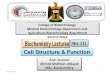 Cell Structure & Function - جامعة القادسيةqu.edu.iq/.../2015/11/Lec.1-Cell_structure_function.compressed.pdf · Cell Structure & Function. 2 of 39 © Boardworks Ltd 2007