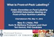 1 What is Front-of-Pack Labelling? - WHO | World … What is Front-of-Pack Labelling? Codex Committee on Food Labelling FAO/WHO Information Meeting on Front-of-Pack Nutrition Labelling