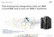 The Enterprise Integration Hub on IBM LinuxONE and · PDF fileThe Enterprise Integration Hub on IBM ... The Enterprise Integration Hub on IBM LinuxONE and Linux on z Systems. ... ISO8583,