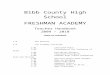 1.cdn.edl.io · Web viewBibb County High School FRESHMAN ACADEMY Teacher Handbook 2009 – 2010 TABLE OF CONTENTS 1.0 Our Mission 2.0 The Academy Classroom 2.01 Classroom Rules 2.02