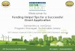 Funding Helps! Tips for a Successful Grant · PDF fileTips for a Successful Grant Application ... Program Manager, Sustainable Jersey WiFi network: Guest-at-TCNJ3 | Username: ... MUNICIPAL