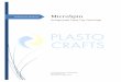 OPERATING MANUAL MicroSpin - Plasto Crafts | … installation, start-up, operation or maintenance of the centrifuge. PLASTO CRAFTS INDUSTRIES (P) LTD Plot A75, Road Number 21, Eastern