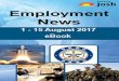 Employment News 1-15 August 2017 eBook · PDF fileOfficial Website:   ARUNACHAL PRADESH PUBLIC SERVICE COMMISSION Vacancy Details: 14 Junior Secretariat Assistant and