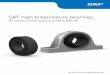 SKF high temperature bearings - ec. · PDF fileSKF – the knowledge ... Whether the application is linear or rotary or a combination, SKF engineers can ... SKF high temperature bearings
