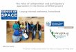 The value of collaboration and participatory approaches in ... · PDF fileThe value of collaboration and participatory approaches in the Genius of SPACE project Langrug informal settlement,