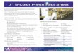 7, 8-Color Press Fact Sheet - wsel.com 8 color... · anilox and impression roll. • Quick Change “Plate Roll” Gear Assemblies. ... 1-800-558-0514 . Title: 7Inch 8 color PressFlyer