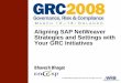 Aligning SAP NetWeaver Strategies and Settings with Your ... · PDF file• SAP GRC efforts often focused on application security ... Technical System Landscape: Risks – Install