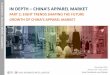 IN DEPTH CHINA’S APPAREL MARKET - Fung Business · PDF file · 2016-12-15Appealing to increasingly sophisticated Chinese customers 4. ... • To maintain market appeal and lure