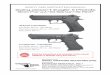 SAFETY AND INSTRUCTION MANUAL Baby Desert · PDF fileSAFETY AND INSTRUCTION MANUAL Baby Desert Eagle ... Be sure to disassemble and clean your pistol according to the manual prior