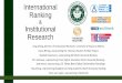 International Ranking Institutional Researchmanoa.hawaii.edu/miro/wp-content/uploads/2014/06/2015...International Ranking & Institutional Research Yang Zhang, Director of Institutional