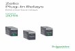 Zelio Plug-In Relays - Farnell · PDF file7 Zelio Plug-In Relays RXG interface relays References Standard cover relays with lockable test button only Control circuit voltage Sold in