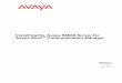 Avaya Aura Communication Manager Installing the Avaya ... · PDF fileInstalling the Avaya S8800 Server for Avaya Aura™ Communication Manager June 2010 9. ... Manager system meet
