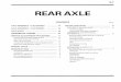 REAR AXLE -  · PDF fileREAR AXLE - Specifications SERVICE SPECfFlCATlONS Items Standard value Axle shaft end play mm (in.) Limited slip differential preload