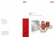 UFESTM Ultra-fast earthing switch - ABB · PDF file2 UFES TM ULTRA-FAST EARTHING SWITCH DESCRIPTIVE ... switch) is a combination of devices consisting of an electronic device ... -
