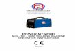R-Tech MTS210D Mig Tig Arc Welder Owners Manual 2014 Manual MIG... · power mts210d . mig - tig - mma welding machine . operation instructions . version 2014 -1. 2 . ... mig: 25-200