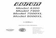 Model 4300 Model 7400 Model 7000XL Model 8000XL · PDF file6 Introduction Introducing the Doran Scales Excel Series, Model 7400, 4300, 7000XL, 8000XL Digital Scale Indicator. This