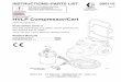 309115C GTS ProCart HVLP Compressor/Cart - · PDF fileGeneral Information HVLP Compressor/Cart Information The GTS-ProCart HVLP Compressor/Cart provides air pressure to a 21/2-gallon
