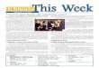 Mar 15 2004 - Chipola College This Week/CTW...Page 2 Chipola This Week—September 13 - 19, 2004 Chipola Theatre to host Improv Workshop Sammy Wegent, a professional come- ... He is