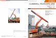 CLAMSHELL TELESCOPIC ARM - · PDF fileThe Hitachi rope type clamshell telescopic arm gives quick, smooth telescopic clamshell operation with its new mechanism and hydraulic circuit