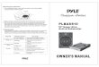 Pyle Subwoofers & Boxes Owners Manual - CARiD.comIh ariel rD: II1II: ... 1000 Watts Max 10” Super Slim Active Subwoofer ... Pyle Subwoofers & Boxes Owners Manual Author: CARiD Subject: