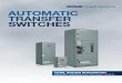 Power Systems AUTOMATIC TRANSFER SWITCHES Transfer Switches.pdfPower Systems. AUTOMATIC TRANSFER SWITCHES. ... serves as both the automatic transfer switch and the utility disconnect,
