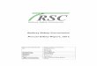 Railway Safety Commission Annual Safety Report, 2012 Annual Report... · Railway Safety Commission Annual Safety Report, 2012 Document ... Introduction to the report The Railway Safety