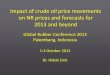 Impact of crude oil price movements on NR prices and ...corporacionampex.com/cauchonrguatemala/wp-content/uploads/2013/1… · on NR prices and forecasts for 2013 and beyond ... IRSG: