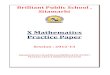 X Mathematics Practice Paper - Brilliant Public School ...brilliantpublicschool.com/files/documents/X-Mathematics...X Mathematics Practice Paper Session : 2012-13 Rajopatti,Dumra Road,Sitamarhi(Bihar),Pin-843301