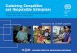 Sustaining Competitive and Responsible · PDF fileSustaining Competitive and Responsible Enterprises ... social marketing campaign to reach more workers and managers ... and implementing