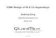 ICME Design of Ni & Co Superalloys - QuesTek · PDF fileTensile Test Results (ASTM E8 and E21) ... • Heat treatment optimization ... - CW not required for strength Wear - Low CoF