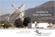 HartRAO & Radio Astronomyavntraining.hartrao.ac.za/images/Schools/2016Feb/20160223_Tuesday/... · ALMA λ ~ 3mm - 400 ... U Band 2.5 cm 15 GHz ... sensitivity of receiver used to