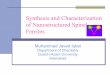 Synthesis and Characterization of Nanostructured Spinel ... · PDF fileSynthesis and Characterization of Nanostructured Spinel Ferrites Muhammad Javed Iqbal ... of sublattices is applicable