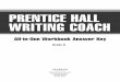 Prentice Hall WritinG cOacH - pearsoncmg.comcurriculum.media.pearsoncmg.com/literature_reading/WritingCoach_NA/... · My mom values knowledge above ... Nothing — singular 8. Both